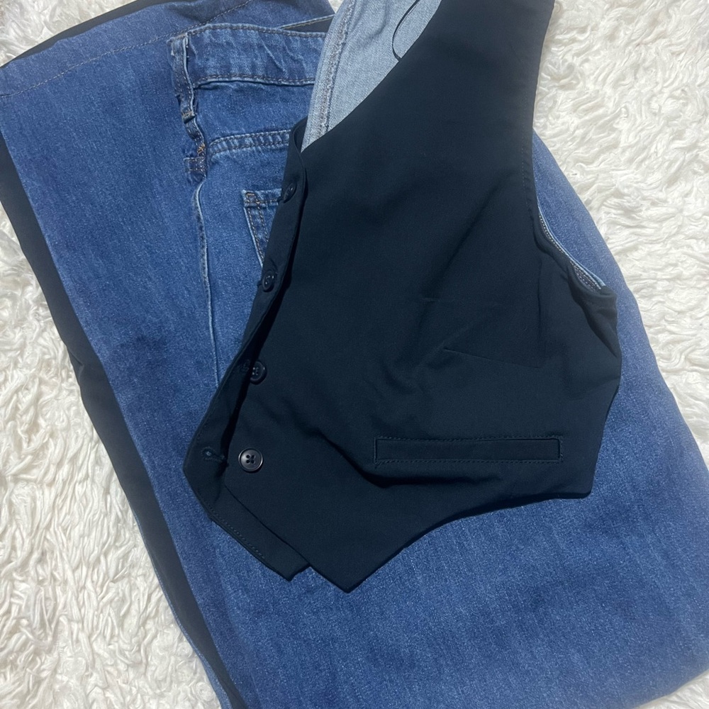 Denim Blue Jeans Set
